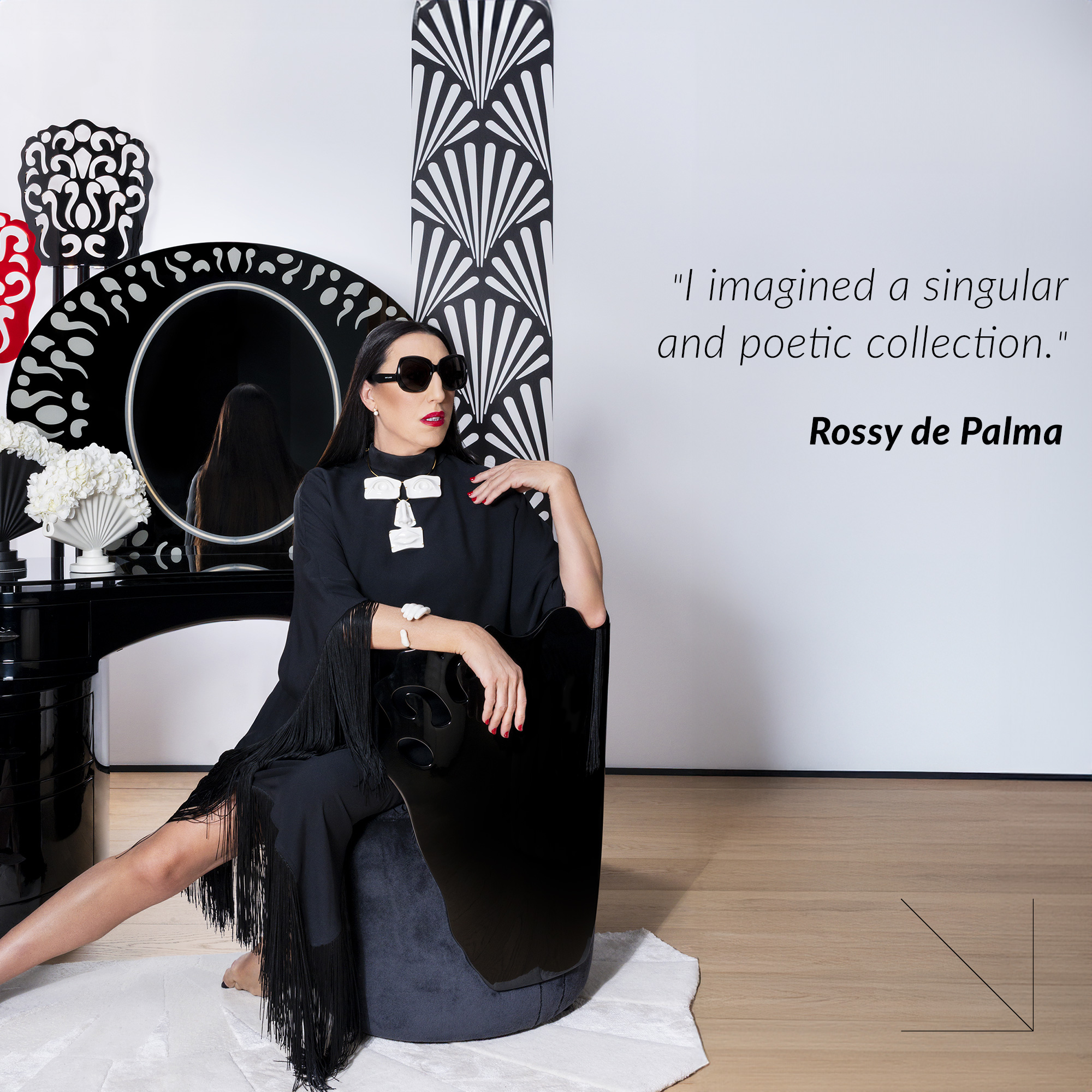 &ldquo;I envisioned a unique, poetic collection.&ldquo; Rossy de Palma - Photo : Stefano Guindani.